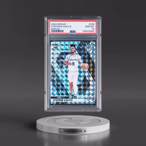 2024 Panini Mosaic #236 Stephon Castle - Mosaic (PSA 10 GEM MINT)