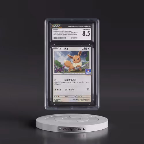 2022 Scarlet & Violet Promos #031/SV-P Eevee - Straightaway Battle Participation (CGC 8.5 NM-MT+)
