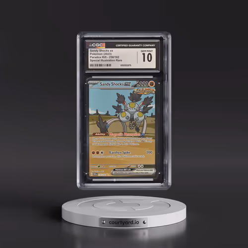 2023 Paradox Rift - PAR EN #250/182 Sandy Shocks ex - Special Illustration Rare (CGC 10 GEM MINT)