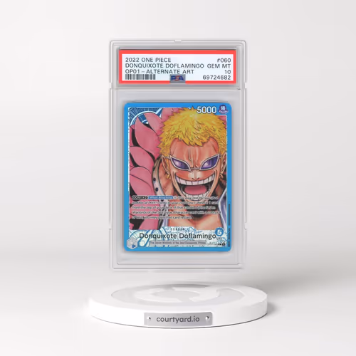 2022 One Piece OP01-Romance Dawn #060 Donquixote Doflamingo - Alternate Art (PSA 10 GEM MINT)