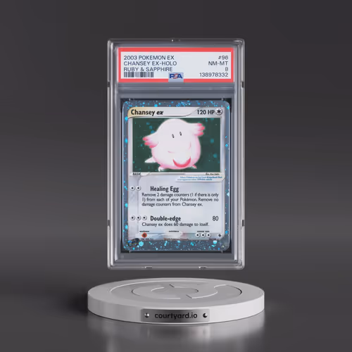 2003 Pokémon EX Ruby & Sapphire #96 Chansey EX - Holo Holo (PSA 8 NM-MT)