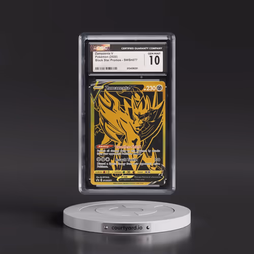 2017 Black Star Promos - Sword & Shield #SWSH077 Zamazenta V - Holo Ultra Premium Collection (CGC 10