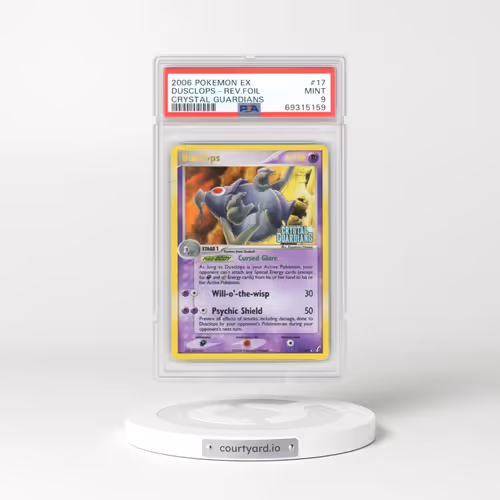 2006 Pokémon EX Crystal Guardians #17 Dusclops - Reverse Foil (PSA 9 MINT)