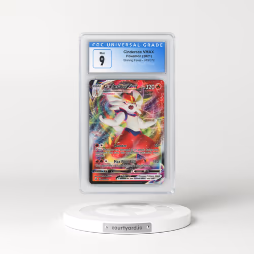 2021 Shining Fates #019/072 Cinderace VMAX - Holo (CGC 9 MINT)