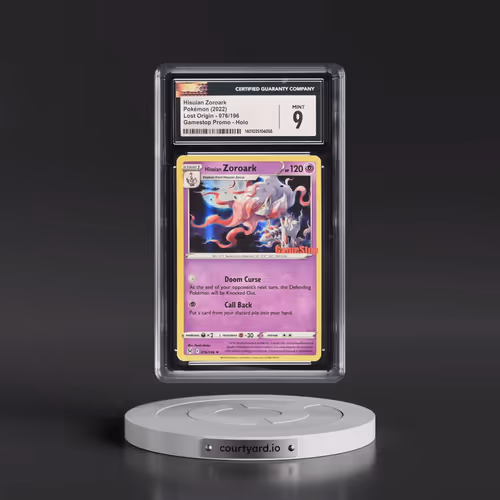 2022 Lost Origin #076/196 Hisuian Zoroark - GameStop Promo Holo (CGC 9 MINT)