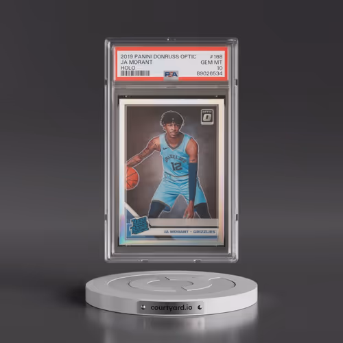 2019 Panini Donruss Optic #168 Ja Morant - Holo (PSA 10 GEM MINT)