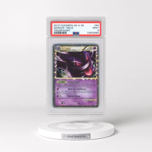 2010 Pokémon Heartgold & Soulsilver Triumphant #94 Gengar - Holo (PSA 9 MINT)
