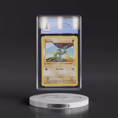 1999 Base Set #52/102 Machop - 1st Edition 1st Edition (CGC 8 NM-MT)