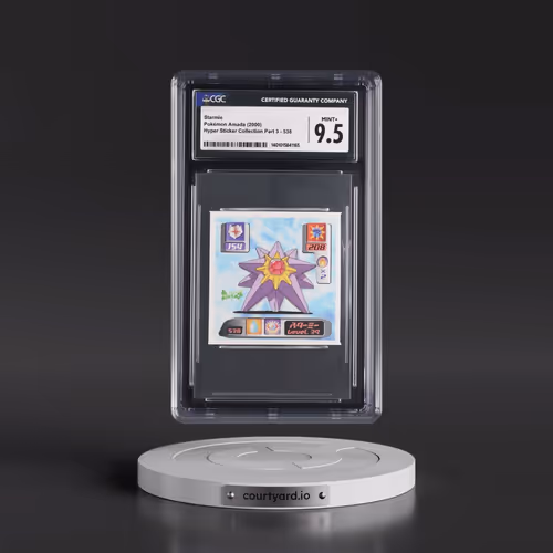 2000 Hyper Sticker Collection Part 3 (2000) #538 Starmie (CGC 9.5 MINT+)