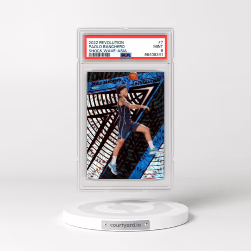 2022 Panini Revolution Shock Wave #7 Paolo Banchero - Asia (PSA 9 MINT)