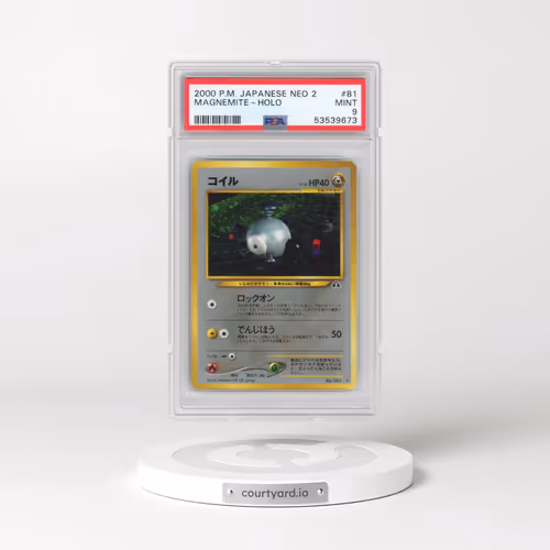2000 Pokémon Neo 2 #81 Magnemite - Holo (PSA 9 MINT)