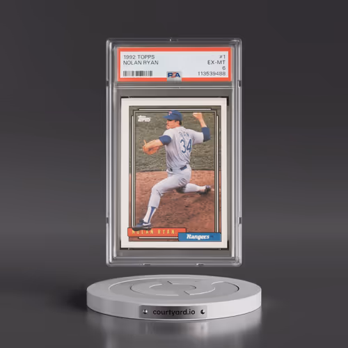 1992 Topps #1 Nolan Ryan (PSA 6 EX-MT)