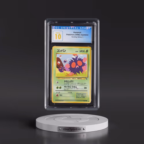 1998 Vending Series 3 (Pokeball Symbol. Glossy) Venonat (CGC 10 PRISTINE)