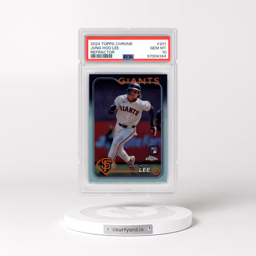 2024 Topps Chrome #201 Jung Hoo Lee - Refractor (PSA 10 GEM MINT)