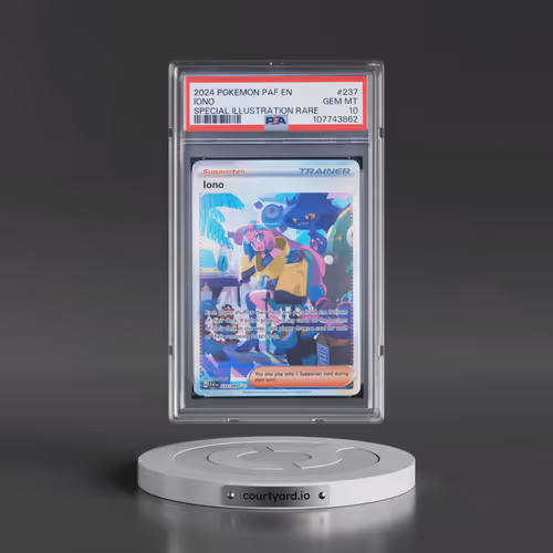 2024 Pokémon Paf EN-Paldean Fates #237 Iono - Special Illustration Rare (PSA 10 GEM MINT)