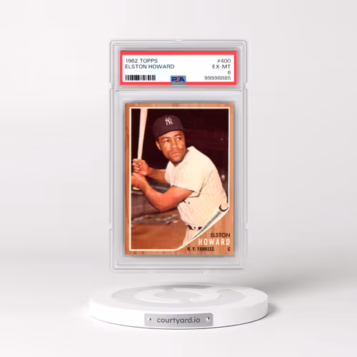 1962 Topps #400 Elston Howard (PSA 6 EX-MT)