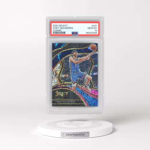 2023 Panini Select #241 Chet Holmgren - Cosmic (PSA 10 GEM MINT)