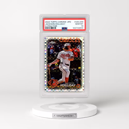 2024 Topps Chrome Update #USC200 Jackson Holliday - X-Fractor (PSA 10 GEM MINT)