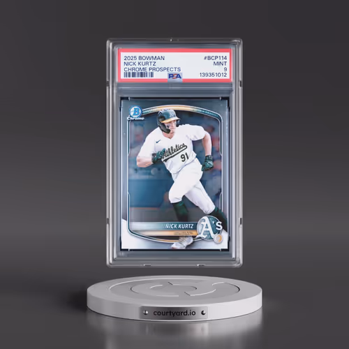 2025 Bowman Chrome Prospects #BCP114 Nick Kurtz (PSA 9 MINT)