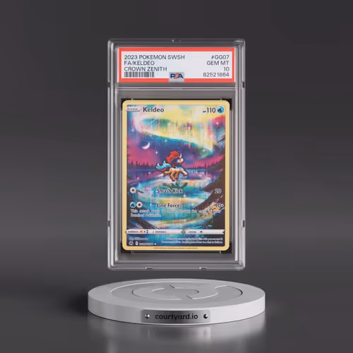 2023 Pokémon Sword and Shield Crown Zenith #GG07 Keldeo - Full Art (PSA 10 GEM MINT)