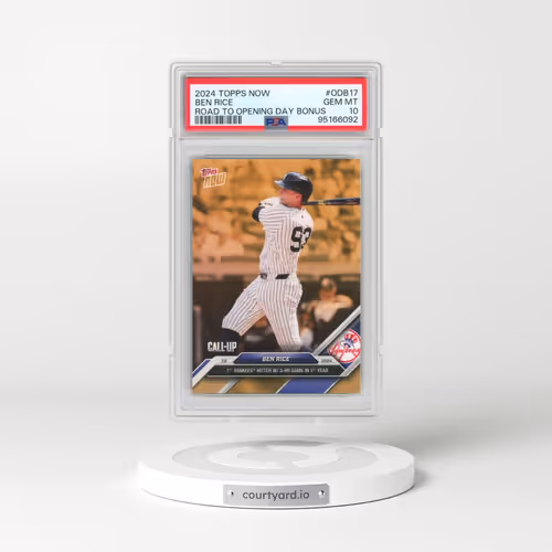 2024 Topps Now Road to Opening Day Bonus #ODB17 Ben Rice (PSA 10 GEM MINT)