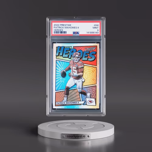 2022 Panini Prestige Heroes #H4 Patrick Mahomes II (PSA 9 MINT)