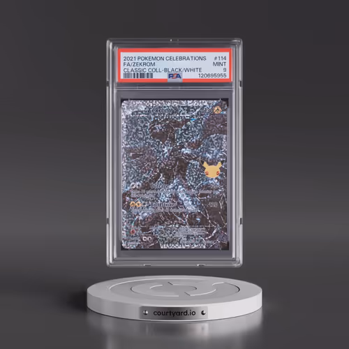 2021 Pokémon Celebrations Classic Collection #114 Zekrom - Full Art (PSA 9 MINT)