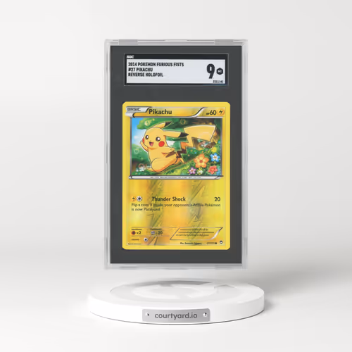 2014 Furious Fists #27 Pikachu (SGC 9 MINT)