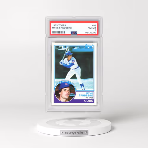 1983 Topps #83 Ryne Sandberg (PSA 8 NM-MT)