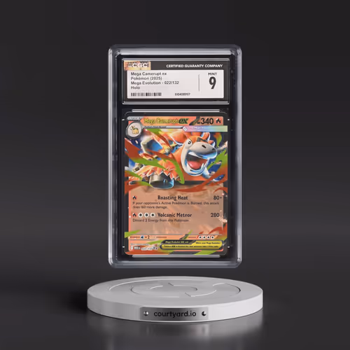 2025 Mega Evolution - MEG EN #022/132 Mega Camerupt ex - Holo (CGC 9 MINT)