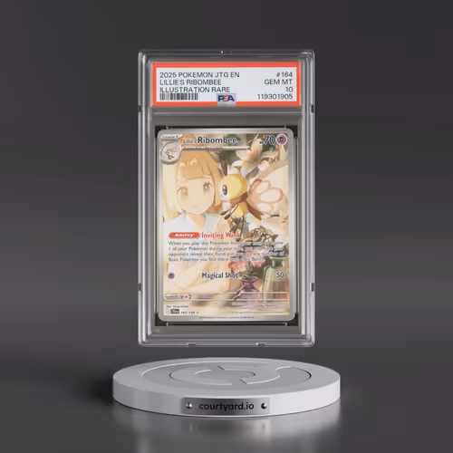 2025 Pokémon Jtg EN-Journey Together #164 Lillie's Ribombee - Illustration Rare (PSA 10 GEM MINT)