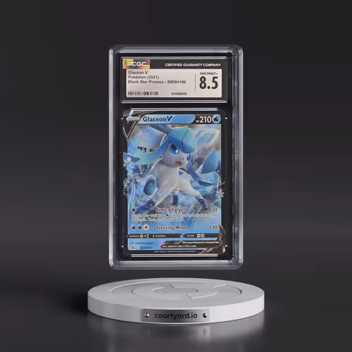 2017 Black Star Promos - Sword & Shield #SWSH196 Glaceon V - Holo Glaceon VSTAR Special Collection (