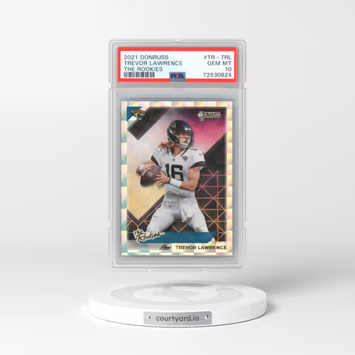 2021 Panini Donruss the Rookies #TR-TRL Trevor Lawrence (PSA 10 GEM MINT)