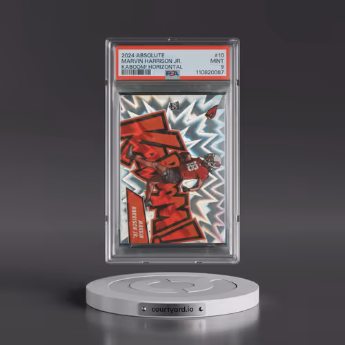 2024 Panini Absolute Kaboom! Horizontal #10 Marvin Harrison Jr. (PSA 9 MINT)