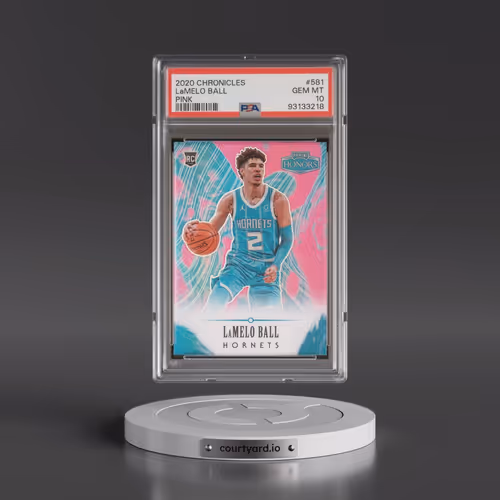 2020 Panini Chronicles #581 LaMelo Ball - Pink (PSA 10 GEM MINT)