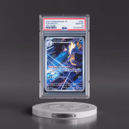 2025 Pokémon M2-Inferno X #089 Toxtricity - Art Rare (PSA 10 GEM MINT)