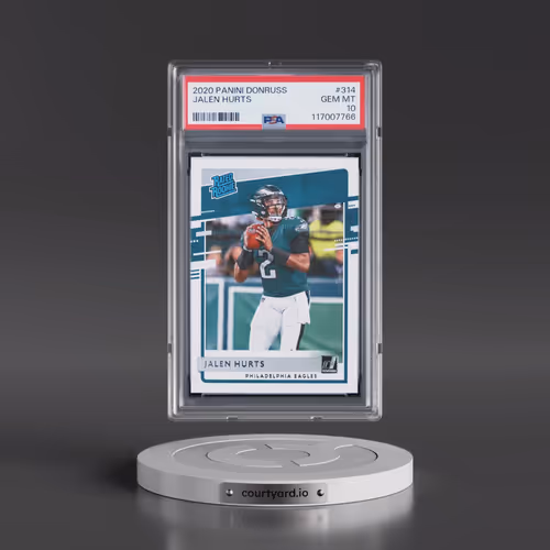 2020 Panini Donruss #314 Jalen Hurts (PSA 10 GEM MINT)