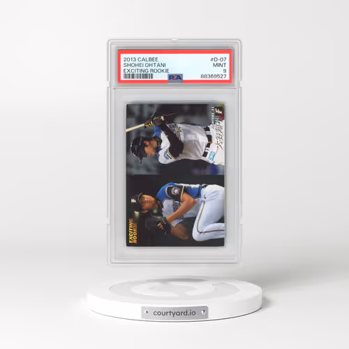 2013 Calbee Exciting Rookie #D-07 Shohei Ohtani (PSA 9 MINT)