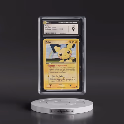 2007 EX Power Keepers #21/108 Pichu (CGC 9 MINT)