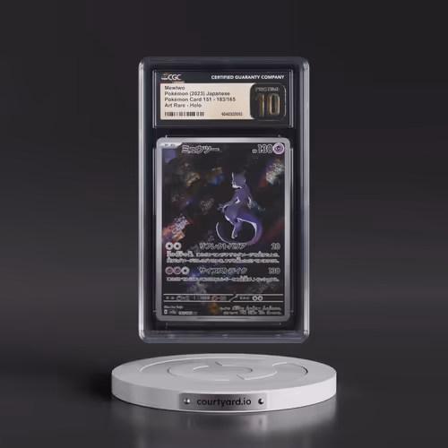 2023 Pokémon Card 151 #183/165 Mewtwo - Art Rare Holo (CGC 10 PRISTINE)