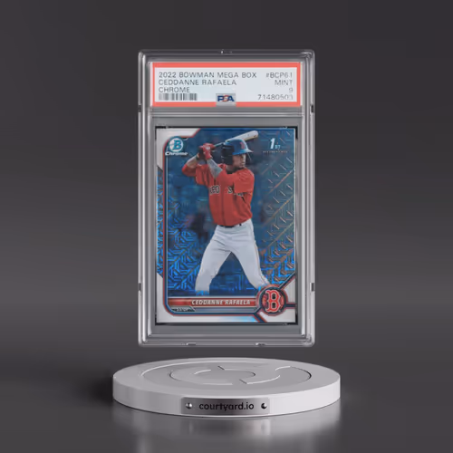 2022 Bowman Mega Box Chrome #61 Ceddanne Rafaela (PSA 9 MINT)