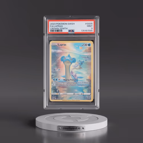 2023 Pokémon Sword and Shield Crown Zenith #GG05 Lapras - Full Art (PSA 9 MINT)