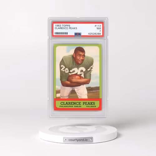 1963 Topps #113 Clarence Peaks (PSA 7 NM)