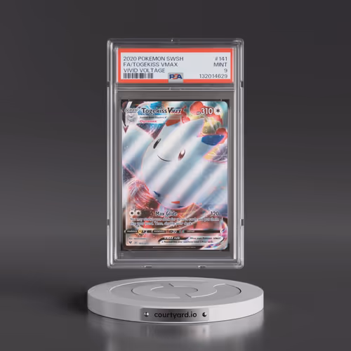 2020 Pokémon Sword & Shield Vivid Voltage #141 Togekiss Vmax - Full Art (PSA 9 MINT)