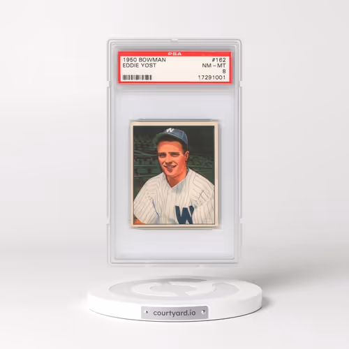 1950 Bowman #162 Eddie Yost (PSA 8 NM-MT)