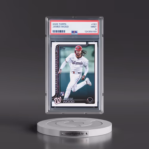 2025 Topps #181 James Wood (PSA 9 MINT)