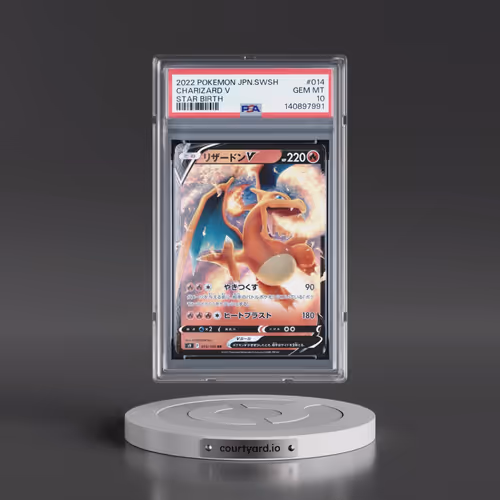 2022 Pokémon Sword & Shield Star Birth #014 Charizard V - Holo (PSA 10 GEM MINT)