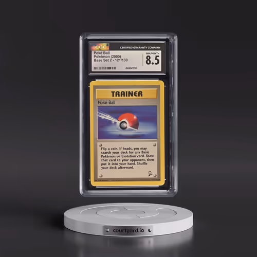 2000 Base Set 2 #121/130 Poké Ball (CGC 8.5 NM-MT+)