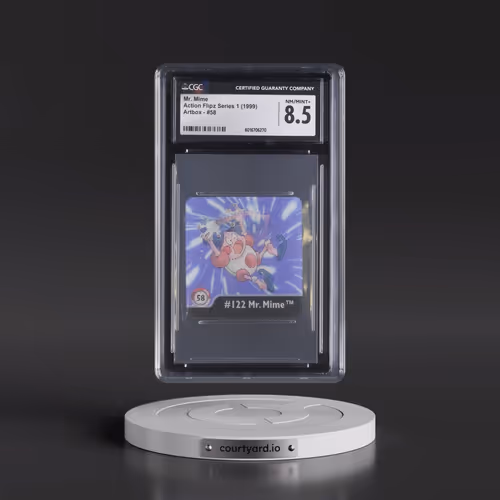 Action Flipz Series 1 (Artbox) - English #58 Mr. Mime (CGC 8.5 NM-MT+)