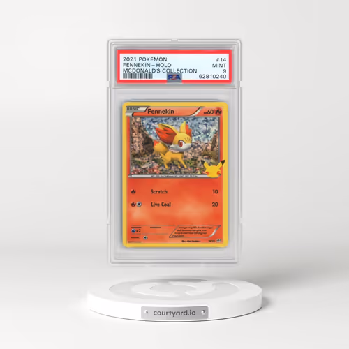 2021 Pokémon Mcdonald's Collection #14 Fennekin - Holo (PSA 9 MINT)